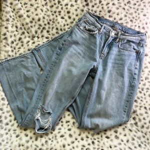 American Eagle jeans size 0 regular light wash color